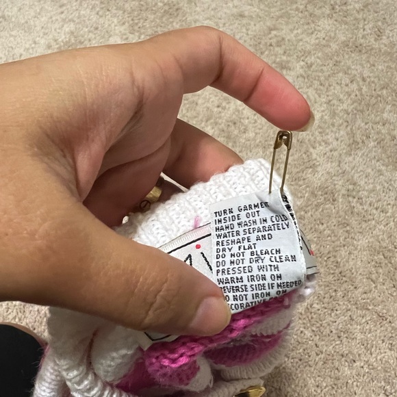 Patchwork vintage sweater Fit size USA small - Picture 8 of 10